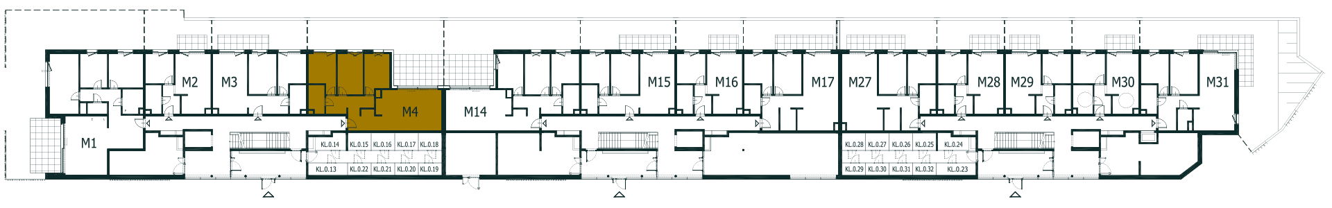 Location the flat on the floor.