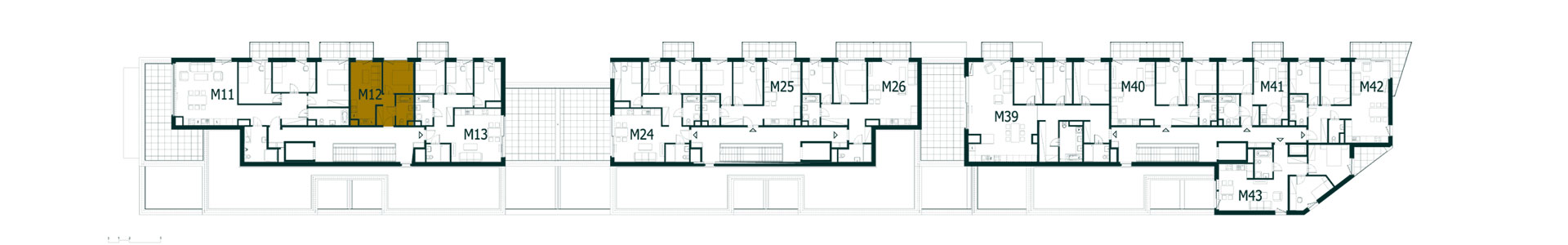 Location the flat on the floor.