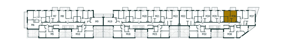 Location the flat on the floor.